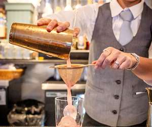 bartender making a cocktail